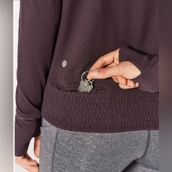 Lululemon Lead the Pack Hoodie in Black Cherry - Picture 12 of 13
